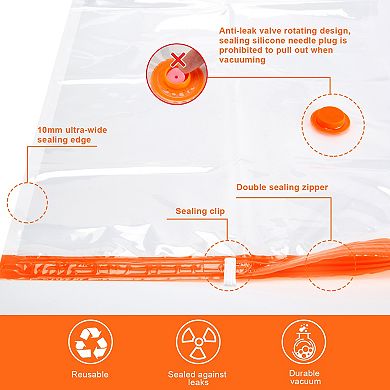 16 Pack Vacuum Storage Bags With Electric Pump