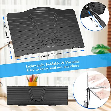 Metal Book Holder with a Retaining Clip