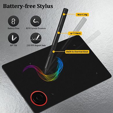 Portable Graphics Drawing Tablet 8.9" x 5.3"