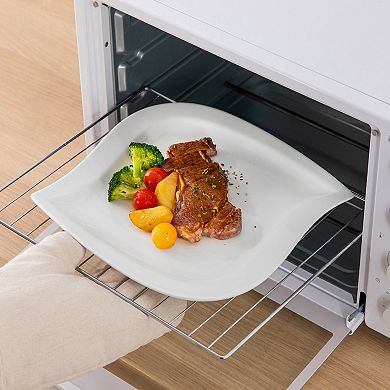 36-pcs Porcelain Dinnerware Set for 6, incl. Dinner, Dessert, Soup Plate, Coffee Cup, Saucer, Bowl