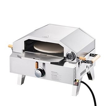 Portable 2-in-1 Pizza Oven and BBQ for Backyard, Patio, or Outdoor Cooking