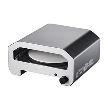 Outdoor Gas Pizza Oven with Electric Rotator and 1000°F Max Temperature