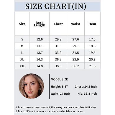 Women's Denim Tube Tops Button Front Elastic Back Crop Strapless Bandeau Top