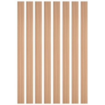 Acoustic Wall Slat Panels Wood Look Panels for Media Room and Bedroom