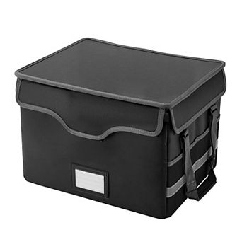 Secure Fireproof Document Box with Waterproof Zipper and 3-Digit Combo Lock