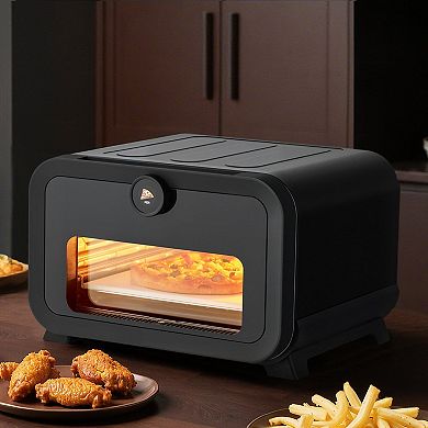 Electric Pizza Oven for Quick Crispy Pizza, Wings, and Snacks