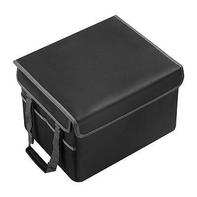 Portable Fireproof Storage Box for Documents, Electronics, and