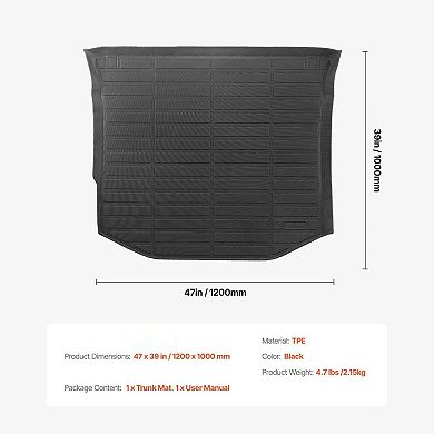 Jeep Grand Cherokee Cargo Mat TPE Waterproof Full Trunk Protector