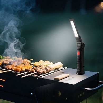 Rechargeable LED Work Light with 5 Modes and 360° Adjustable Beam - 2 Pack