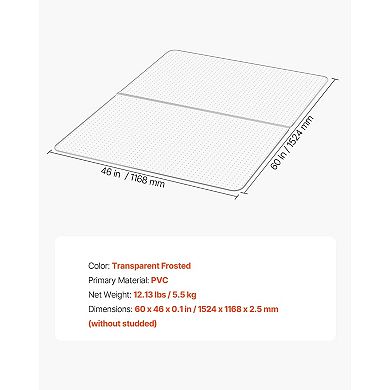 Office Chair Mat for Low-Pile Carpet, Waterproof and Easy Clean