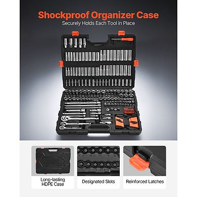 CR-V Alloy Socket Set with Ratchet Automotive and Workshop Kit