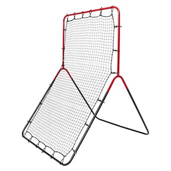 Multi-Zone Baseball Rebounder Net for Solo Practice, Throwing and Ground Ball Drills
