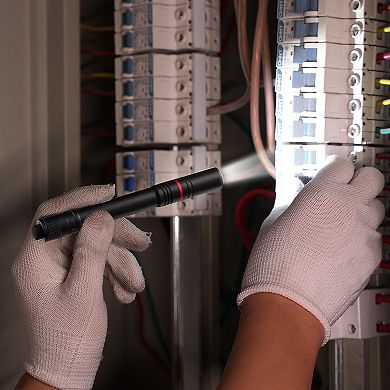 Rechargeable LED Pen Flashlight with High, Medium, and Low Modes