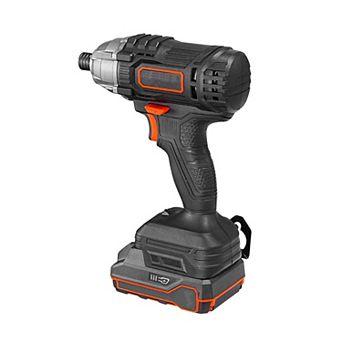 Cordless Impact Driver with LED Light, Forward/Reverse, and Multiple Bits