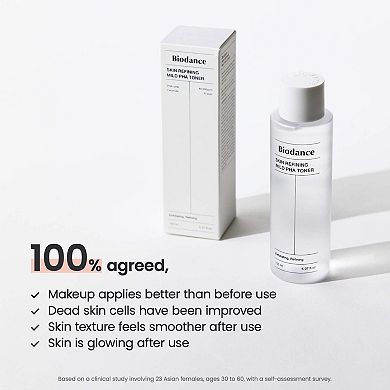 Skin Refining Mild PHA Toner with 8% PHA for Gentle Exfoliation