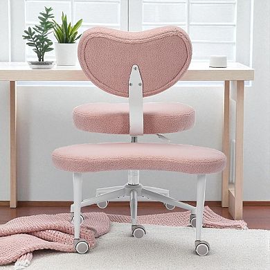 Lufeiya Ergonomic Cross Legged Desk Chair, Adjustable ADHD Chair with Lumbar Support