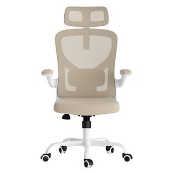 Lufeiya Mesh Office Chair with Adjustable Headrest and Lumbar Support, Desk Chair for Home Office
