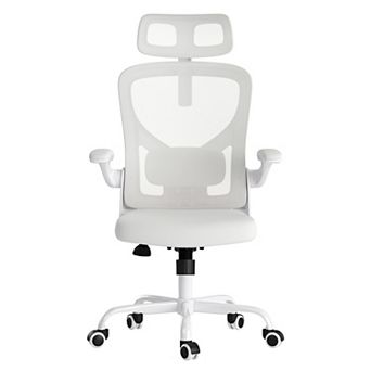 Lufeiya Mesh Office Chair with Adjustable Headrest and Lumbar Support, Desk Chair for Home Office
