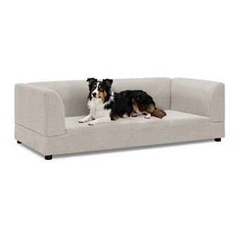 IFMALL Oversized Pet Sofa Bed with Backrest and Armrests for Medium Large Dogs