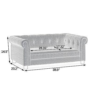 IFMALL Elevated Pet Sofa Bed for Small and Medium Dogs Comfortable Lounge