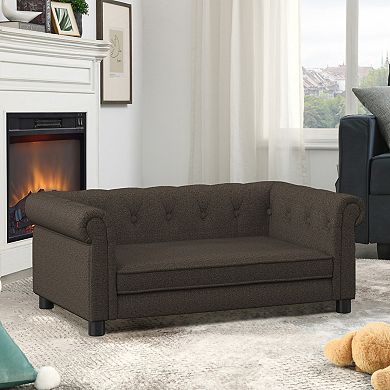 IFMALL Elevated Pet Sofa Bed for Small and Medium Dogs Comfortable Lounge