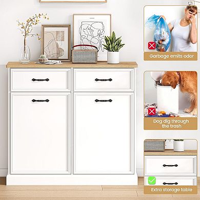 ANIXOL Tilt-Out Trash Cabinet