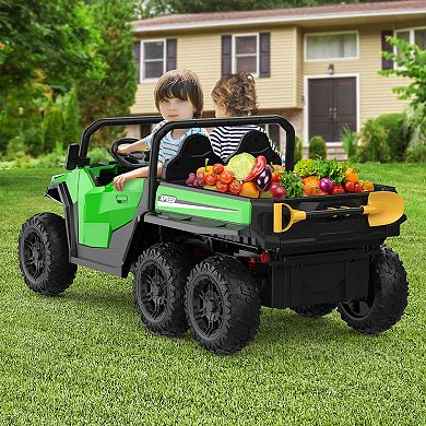 ANIXOL 24V 4WD Kids Ride-On Dump Truck with Remote
