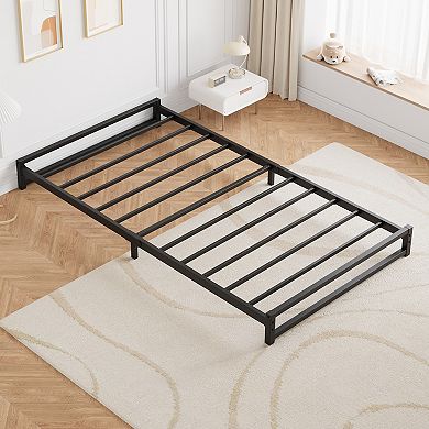6 Inch Heavy Duty Metal Platform Bed Frame - Steel Slat Support, Easy Assembly, No Box Spring Needed