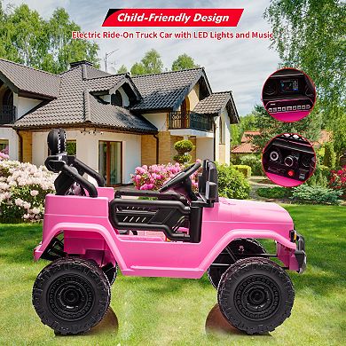 ANIXOL Licensed Toyota 12V Kids Ride-On Jeep with Parent Remote