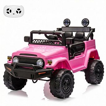 ANIXOL Licensed Toyota 12V Kids Ride-On Jeep with Parent Remote
