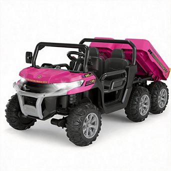 ANIXOL 24V 2-Seater Kids Ride-On Dump Truck with Remote