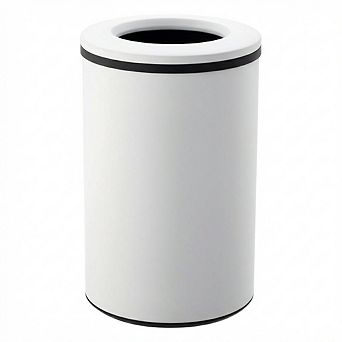 Open Top Stainless Steel Trash Can 10.6 Gallon/40L Fingerprint-Resistant, Removable Inner Bucket
