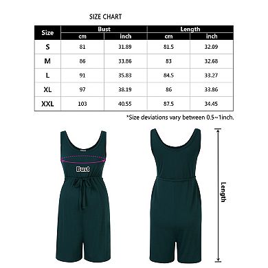 Womens Maternity Jumpsuits Casual Spaghetti Strap Tie Waist
