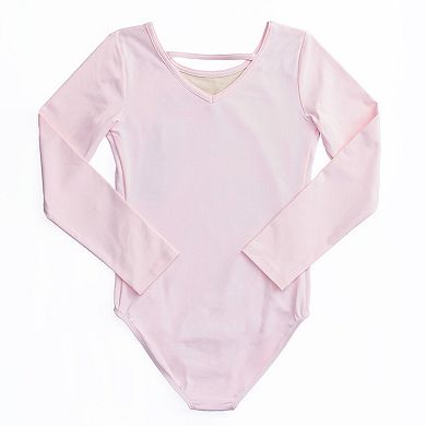Girls 4-16 Rainbeau Moves Long Sleeve Nylon Leotard