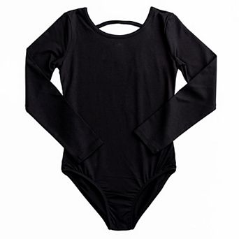 Girls 4-16 Rainbeau Moves Long Sleeve Nylon Leotard
