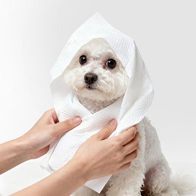 Dog Bath and Grooming Towels - Soft & Ultra-Absorbent