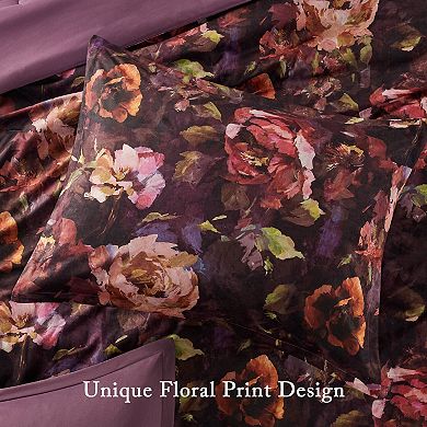 Madison Park Rosalina 4-piece Velvet Comforter Set with Shams and Throw Pillow