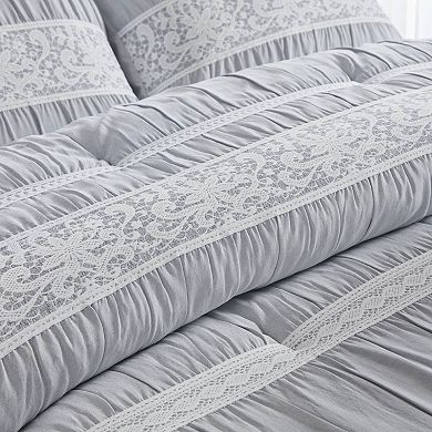 Madison Park Marlowe 7-piece Jacquard Comforter Set with Coordinating Throw Pillows