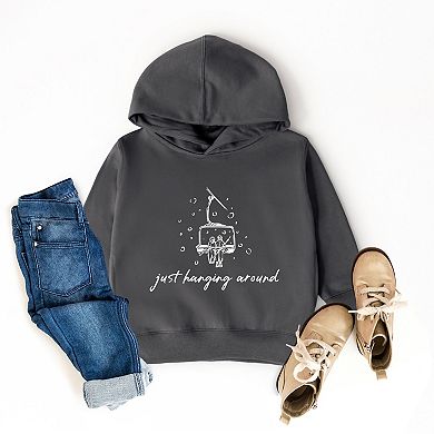Just Hanging Around Ski Lift - Toddler Hoodie