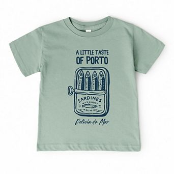 A Little Taste Of Porto Sardines - Toddler Short Sleeve Graphic T-Shirt