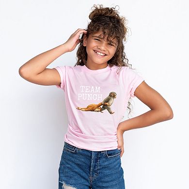 Team Punch Typewriter White - Youth Short Sleeve Graphic T-Shirt