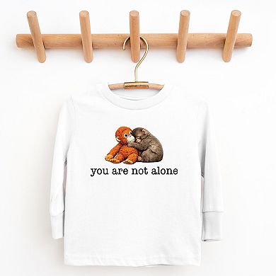 You Are Not Alone Punch the Monkey - Youth Long Sleeve Graphic T-Shirt