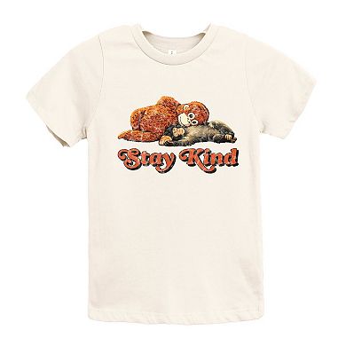 Stay Kind Punch the Monkey - Youth Short Sleeve Graphic T-Shirt