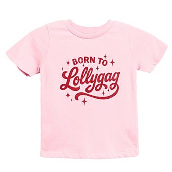Born To Lollygag Stars Distressed - Youth Short Sleeve Graphic T-Shirt