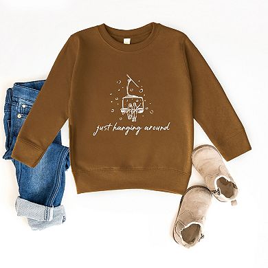 Just Hanging Around Ski Lift - Toddler Graphic Sweatshirt