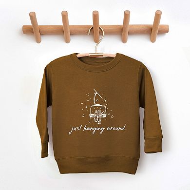 Just Hanging Around Ski Lift - Toddler Graphic Sweatshirt