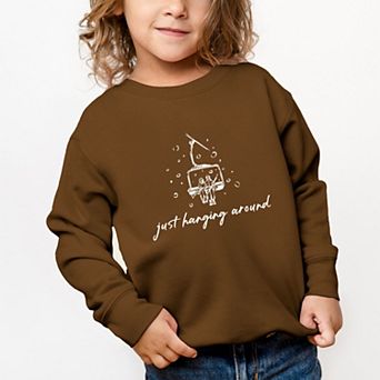 Just Hanging Around Ski Lift - Toddler Graphic Sweatshirt
