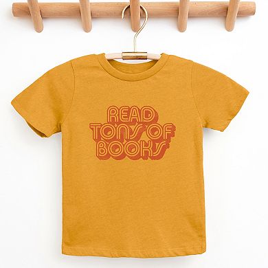 Read Tons Of Books - Youth Short Sleeve Graphic T-Shirt