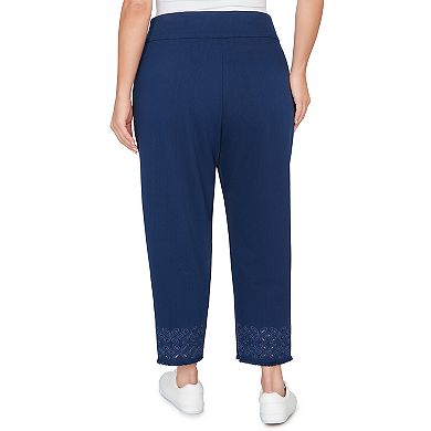 Plus Size Alfred Dunner Super Stretch Denim Ankle Pants