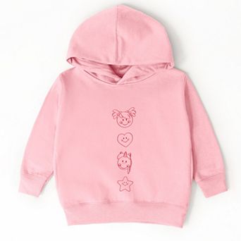 Mini Smiley Love Starts Small - Toddler Hoodie